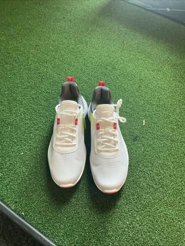 Puma Fusion Crush Sport Red Spikeless Golf Shoes Mens Size 8.5