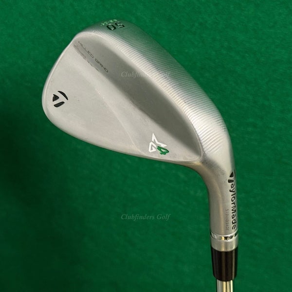 TaylorMade Milled Grind 4 MG4 Chrome 50-SB9 50 Gap Wedge DG S400 TI Steel Stiff