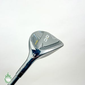 Used RH TaylorMade Qi10 4 Hybrid Rescue 22* IZ-85 Stiff Graphite Golf Club