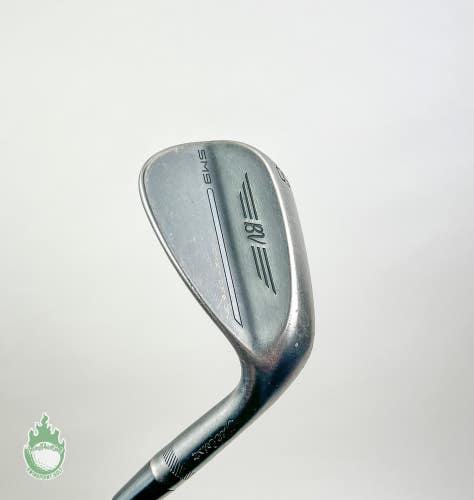 Titleist Vokey SM9 F Grind Jet Black Wedge 50*-08 Wedge Flex Steel Golf Club