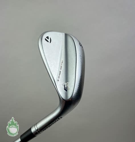 Used Right Handed TaylorMade Milled Grind 3 SB 60*-10 KBS 120g Stiff Flex Steel