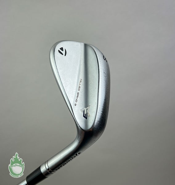 Used Right Handed TaylorMade Milled Grind 3 SB 60*-10 KBS 120g Stiff Flex Steel