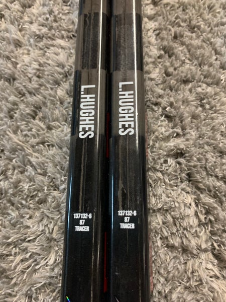 Bauer Nexus Tracer Pro Stock Hockey Stick 87 Flex P88 LH Luke Hughes - 2 Pack