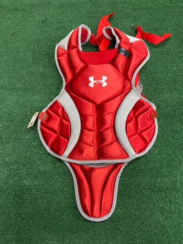 Red Under Armour Victory Series Catcher's Chest Protector (New)