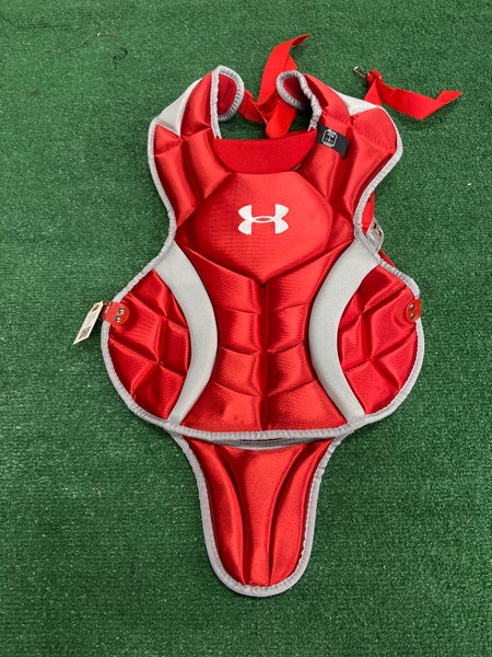 Red Under Armour Victory Series Catcher's Chest Protector (New)