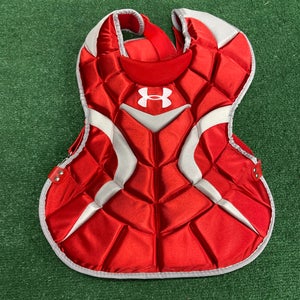Red Under Armour Victory Series Catcher's Chest Protector (New)