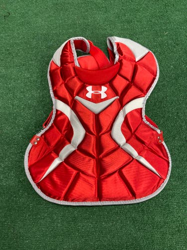 Red Under Armour Victory Series Catcher's Chest Protector (New)