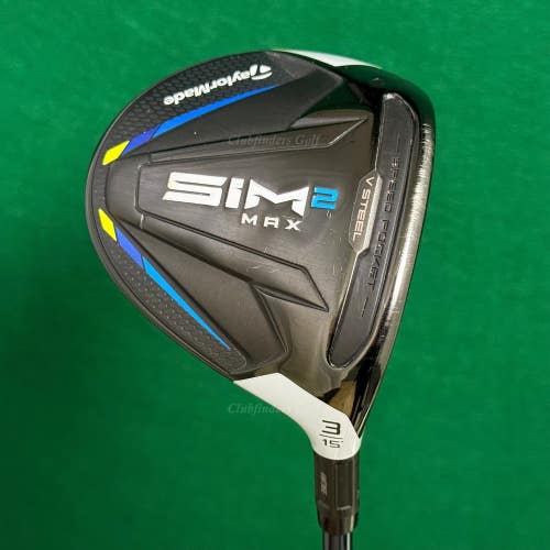 TaylorMade SIM 2 MAX Fairway 15 3 Wood Ventus Blue FW 5-R Graphite Regular & HC