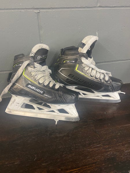 2021 Bauer Elite Hockey Goalie Skates Size 3.5 (Used)
