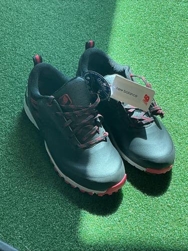 New Balance Minimus SL Waterproof Golf Shoes Men size 7.5 Color Black & Red