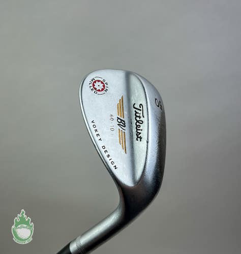 Used Right Handed Titleist Vokey Spin Milled 60*-10 Wedge Flex Steel Golf Club