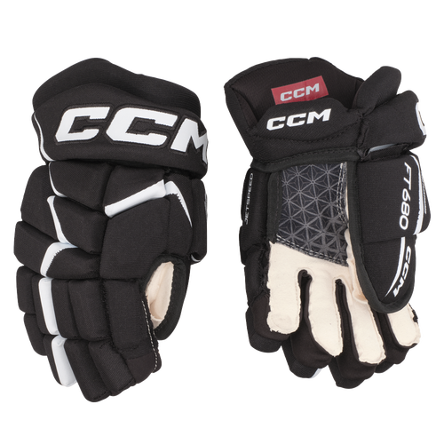 New CCM Black Jetspeed FT680 Gloves | 11" | #191520660956