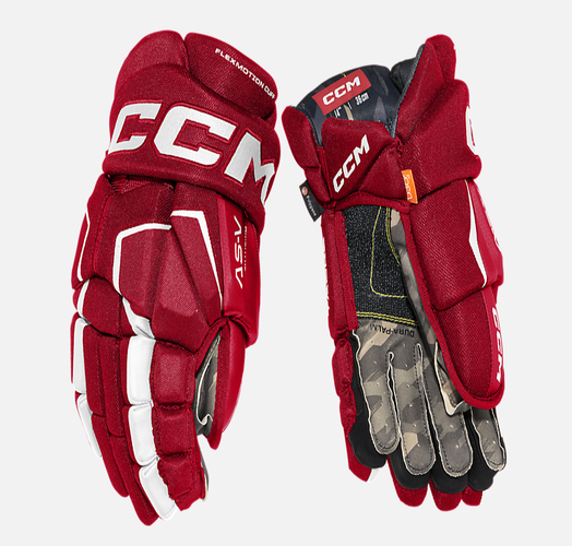 New CCM Red Tacks AS-V Gloves | 10" | #191520442477
