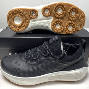 Under Armour Phantom Fore Waterproof Golf Shoes Black Mens SZ 11.5 (3027876-001)