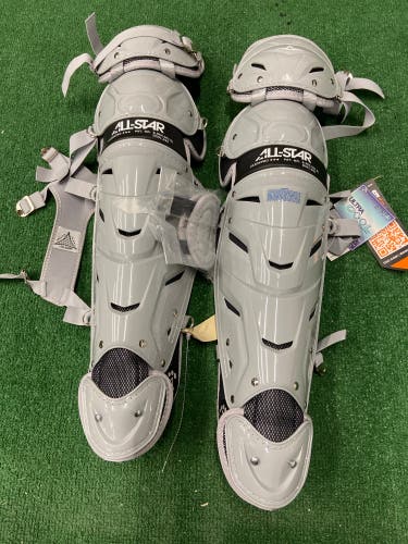 Gray All Star System 7 Catcher's Leg Guard (New)