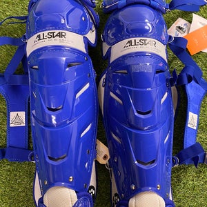 Blue All Star System 7 Catcher's Leg Guard (New)
