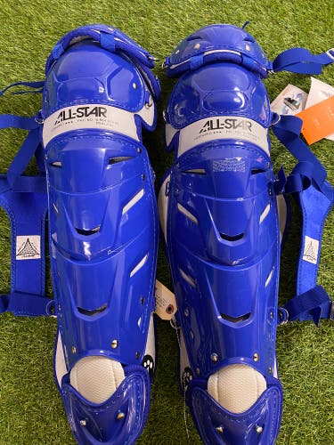 Blue All Star System 7 Catcher's Leg Guard (New)