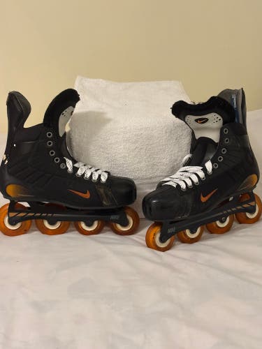 Nike Air Quest Shadow Senior Men's Inline Hockey Skates 10D - Good Condition