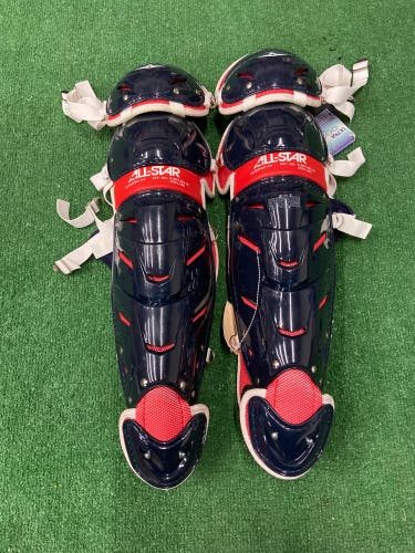 Blue All Star System 7 Catcher's Leg Guard (New)