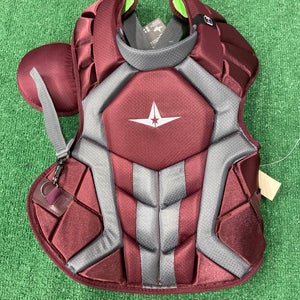 Maroon All Star System 7 Axis Catcher's Chest Protector (New)