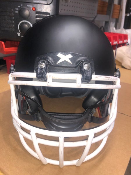 USED XENITH X2E+ ADULT FOOTBALL HELMET - LARGE - FLAT BLACK
