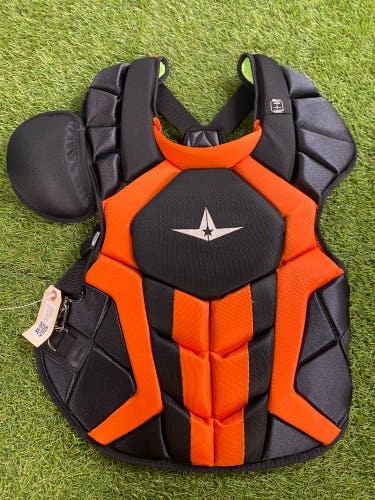 Black All Star System 7 Axis Catcher's Chest Protector (New)