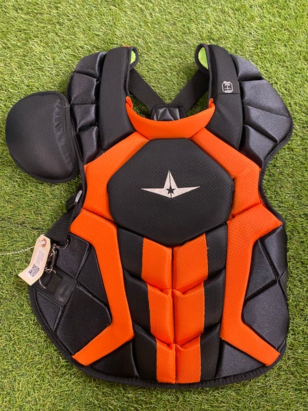 Black All Star System 7 Axis Catcher's Chest Protector (New)