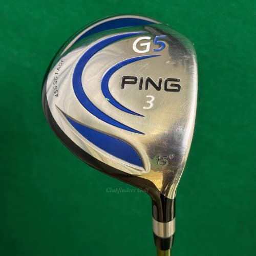 Ping G5 Fairway 15 3 Wood Aldila NV Green 65-S Graphite Stiff *Dent*