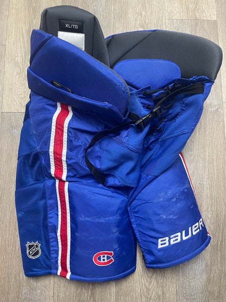Pro Stock Bauer Nexus NHL Hockey Pants XL Montreal Canadiens Used
