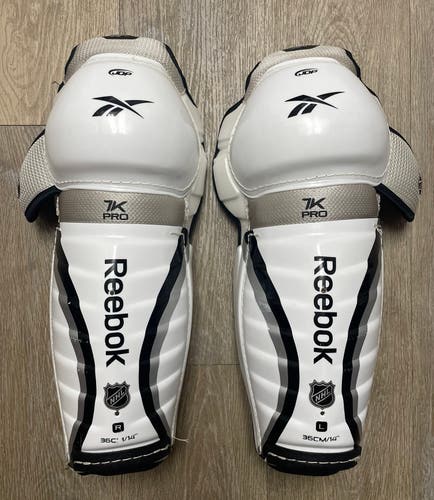 Like New Reebok Jofa NHL Hockey Shin Pads 14” Made in Sweden