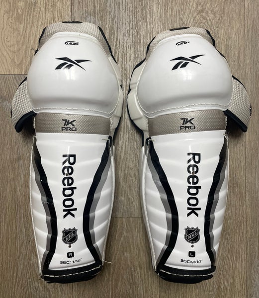 Like New Reebok Jofa NHL Hockey Shin Pads 14” Made in Sweden