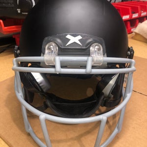 USED XENITH X2E+ ADULT FOOTBALL HELMET - LARGE - FLAT BLACK
