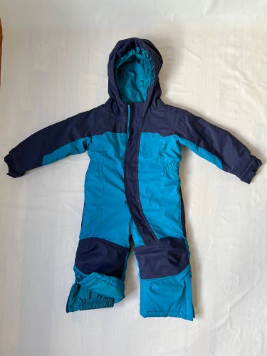 Blue Boys L.L. Bean full zip Cold Buster Snowsuit 2T blue Thinsulate hooded