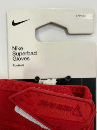 Red, White and Blue Adult Small Nike Superbad Gloves (New)