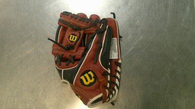 Used Wilson A500 BB/SB Glove RH Throw Brown 11 1/2" 11868-S000066292