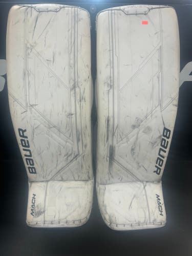 Large 2023 Bauer Supreme Mach Goalie Leg Pads (Used)