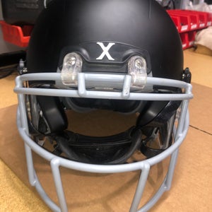 USED XENITH X2E+ ADULT FOOTBALL HELMET - LARGE - FLAT BLACK