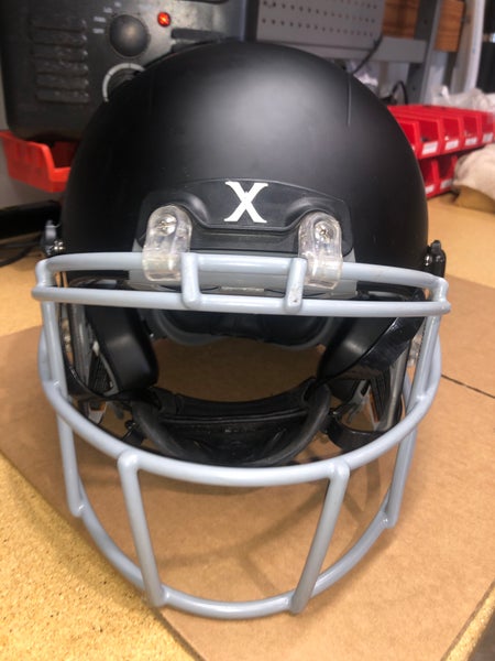 USED XENITH X2E+ ADULT FOOTBALL HELMET - LARGE - FLAT BLACK
