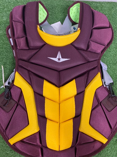 Maroon All Star System 7 Catcher's Chest Protector (New)