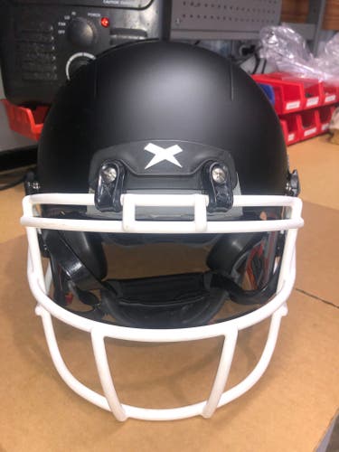 USED XENITH X2E+ ADULT FOOTBALL HELMET - LARGE - FLAT BLACK