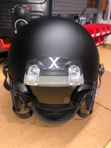 USED XENITH X2E+ ADULT FOOTBALL HELMET - MEDIUM - FLAT BLACK