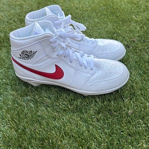 White Men's Size M 12.0 (W 13.0) Adult Nike Air Jordan High Top Metal (Used)