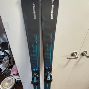 Women's Elan 152 cm All Mountain Black Magic Skis With Bindings (Used)