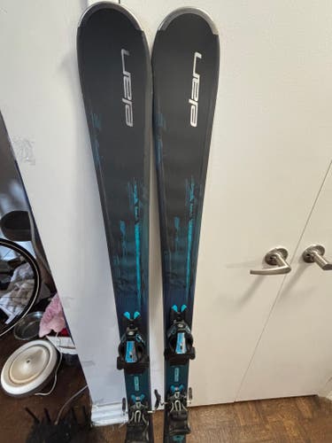 Women's Elan 152 cm All Mountain Black Magic Skis With Bindings (Used)