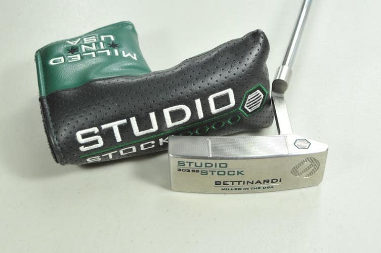 Bettinardi 2023 Studio Stock 9 Spud Neck 35" Putter RH Steel with Cover #189027