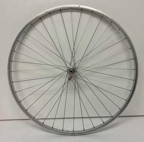 Vintage Araya PX-35 36-Spoke Silver Aluminum 700C Front Wheel Fast Shipping