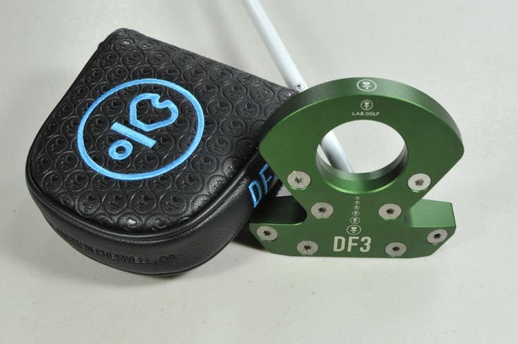 LAB Golf DF3 CB Green 37" 72* Putter RH Accra Graphite with Head Cover  #204639