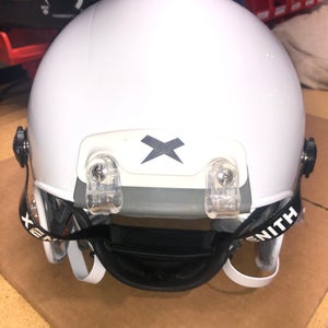 USED XENITH X2E+ ADULT FOOTBALL HELMET - LARGE - METALLIC WHITE