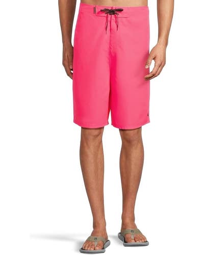 Hurley One Only 2.0 21 Boardshorts Mens 31 Hyper Pink Swimwear Drawstring TLW229
