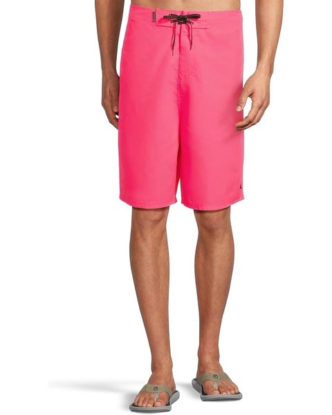Hurley One Only 2.0 21 Boardshorts Mens 31 Hyper Pink Swimwear Drawstring TLW229